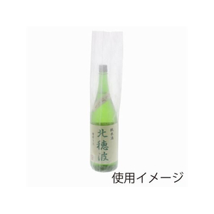 不織布酒瓶袋 1升瓶用 白 100枚 FC480SE-004506601-イメージ3
