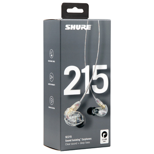 SHURE 高遮音性イヤホン SEイヤホンシリーズ クリアー SE215-CL-A-イメージ5