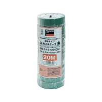 トラスコ中山 TRUSCO 脱鉛タイプビニールテープ 19mm×20m 10巻入り 緑 FC587GR-1262220