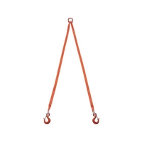 トラスコ中山 TRUSCO/2本吊ベルトスリングセット 35mm幅X2m FC579YW-2580330
