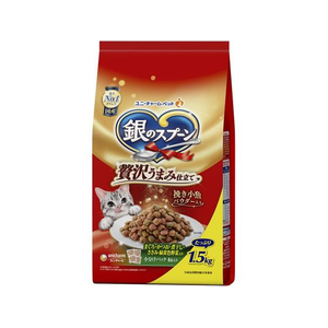 ユニ・チャーム 銀のスプーン 鮪鰹煮干しささみ野菜 1.5kg FC324YP-イメージ1
