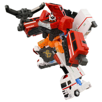 タカラトミー トミカ ジョブレイバー TJBDX ハイパーレスキューブレイバー レッドサラマンダー&スーパーアンビュランス DXセット ﾄﾐｶJBDXﾊｲﾊﾟ-ﾚｽｷﾕ-DXｾﾂﾄ