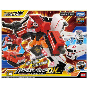 タカラトミー トミカ ジョブレイバー TJBDX ハイパーレスキューブレイバー レッドサラマンダー&スーパーアンビュランス DXセット ﾄﾐｶJBDXﾊｲﾊﾟ-ﾚｽｷﾕ-DXｾﾂﾄ-イメージ12
