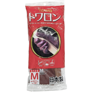 トワロン 天然ゴム手袋トワロンＭ ブラウン 151-M-イメージ10