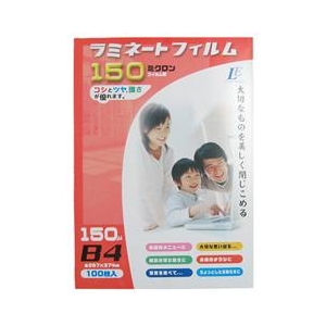 オーム電機 ラミネーターフィルム 100枚入り LAMFB4100T オーム電機 ラミネーターフィルム 100枚入り LAMFB4100T