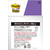 3M ポスト・イット ノート 罫線入り 再生紙 強粘着 75×75mm イエロー 1冊 F360243-630SS-RPY-イメージ2