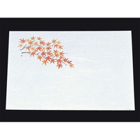 アーテック 尺三 懐石まっと 抗菌遠赤和紙100枚 もみじ FC663LS-6398400