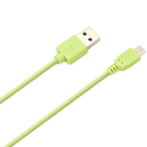PGA micro USBコネクタ USBケーブル 50cm グリーン PG-MUC05M05-イメージ1