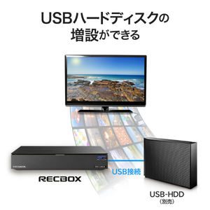 I・Oデータ スマホ対応ハイビジョンレコーディングハードディスク「RECBOX」16TB（受注生産） HVL-RS16-イメージ7