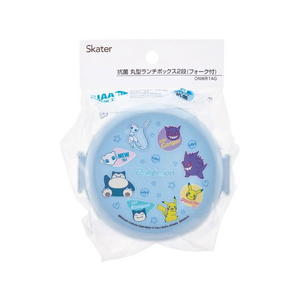 スケーター 抗菌丸型ランチBOX2段 ポケモンカラフル FC059PY-ONWR1AG-イメージ2