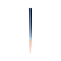イシダ 究極のすべらない箸 23cm ブルー FCJ418S