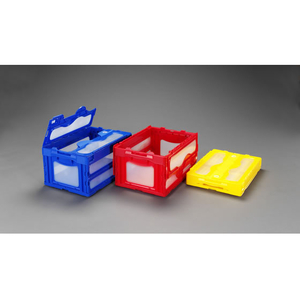 三甲 530×366×334mm／50.2L 折畳コンテナ(蓋付) FCJ875L-EA506AA-142-イメージ3