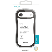 MSソリューションズ iPhone Air用耐傷・耐衝撃ハイブリッドケース 「ViAMO freely」 ダークグレー LN-IA25VMFGY