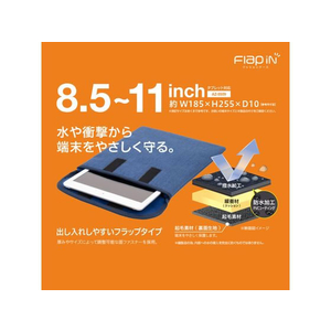 セキセイ クッションケース フラップイン Sサイズ ネイビー FC658NZ-AZ-5509-15-イメージ2
