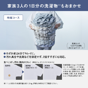 パナソニック 12．0kg全自動洗濯機 ホワイト NA-FA12V5-W-イメージ14