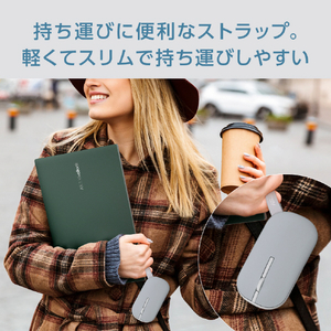 ASUS Marshmallow Mouse MD100 Lite グレー MD100L_MOUSE_GY-イメージ7