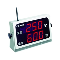 佐藤計量器製作所 コードレス温湿度表示器(8102-00) FC100JR-4797035