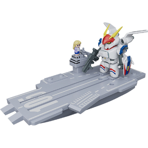 グッドスマイルカンパニー BRICKROID ドラグナー1(Opening ver．)&空母セット「機甲戦記ドラグナー」 BRICKROIDﾄﾞﾗｸﾞﾅ-1ｸｳﾎﾞSET-イメージ1