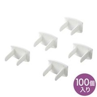 サンワサプライ コンセント安全キャップ（2P用・100個入） ホワイト TAP-CAP2P100