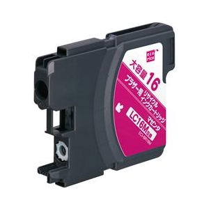 ブラザー LC16M 互換リサイクルインク。 ブラザー LC16M 互換リサイクルインクカートリッジです。 耐光性・耐オゾン性能に優れた"耐力インク"。 カートリッジ本体を繰り返し