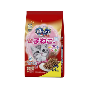 ユニ・チャーム 銀のスプーン 子ねこ 鮪鰹煮干し魚しらす 1.4kg FC326YP-イメージ1