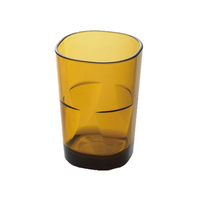 エンテック スクエアタンブラー 260ml アンバー トライタン FC71923-TR-841A