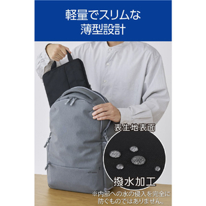 エレコム インナーバッグ/ハンドル付き/仕分けポケット付き/11．6インチ ブラック BM-IBHP11BK-イメージ6