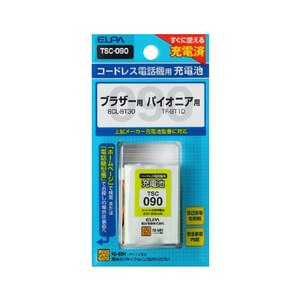 エルパ 電話機用充電池 TSC-090 エルパ 電話機用充電池 TSC-090