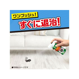 アース製薬 アリアース1プッシュスプレー屋内外兼用60回分 殺虫剤 FCT9457-イメージ4