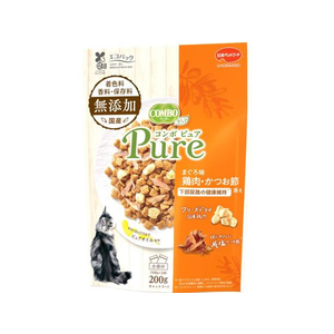 日本ペットフード コンボ ピュア キャット まぐろ味・鶏肉・かつお節添え 200g FC012NA-イメージ1
