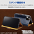 エレコム AQUOS wish4用ソフトレザーケース 磁石付 耐衝撃 ステッチ ネイビー PM-S241PLFYNV-イメージ4
