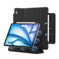 ESR iPad Air 11インチ(M4/M3/M2/第5/第4世代)用REBOUND マグネット吸着式 Smart Folioケース ブラック ES28516
