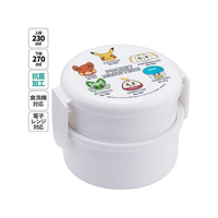 スケーター 抗菌丸型ランチBOX2段 ポケモンフェイス FC060PY-ONWR1AG