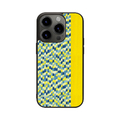 Man & Wood iPhone 15 Pro用MagSafe対応天然木ケース Yellow Submarine I25516I15PR