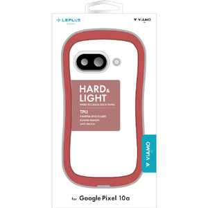 MSソリューションズ Google Pixel 10a用 耐衝撃ハイブリッドケース 「ViAMO fly」 レッド LN-26SP1VMFRD-イメージ1