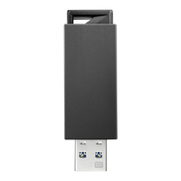 I・Oデータ USB 3．1 Gen 1(USB 3．0)/2．0対応 USBメモリー(128GB) ブラック U3-PSH128G/K