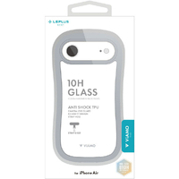 MSソリューションズ iPhone Air用耐傷・耐衝撃ハイブリッドケース 「ViAMO freely」 ライトグレー LN-IA25VMFLGY