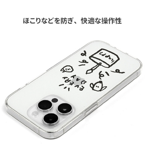 AKAN iPhone 14用ソフトクリアケース 花のような人生 AK23516I14-イメージ7