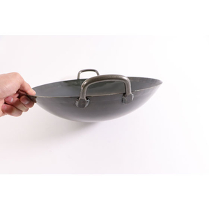 山田工業所 鉄打出中華鍋1.2mm(取手溶接)42cm FC70162-イメージ2