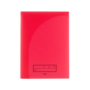 プラス 年組氏名スクール プリントファイル A4 レッド FCP3079-79753/FL-193SF-イメージ1