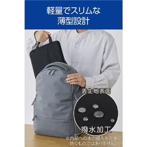 エレコム インナーバッグ/ハンドル付き/仕分けポケット付き/13．3インチ ブラック BM-IBHP13BK-イメージ6
