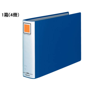 コクヨ チューブファイル〈エコツインR〉B4ヨコ とじ厚60mm 青 4冊 1箱(4冊) F833615-ﾌ-RT669B-イメージ1