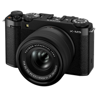 富士フイルム デジタル一眼カメラ・F XｰM5レンズキット Xシリーズ ブラック FXM5LK1545BJP