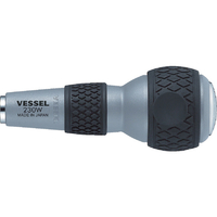 ベッセル（ＴＮ） ボールグリップ差替貫通グリップ　Ｎｏ．２３０Ｗ VESSEL ボールグリップ差替貫通グリップ グリップ 230W