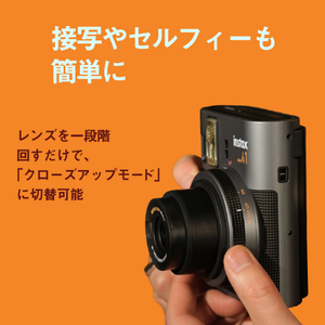 富士フイルム アナログインスタントカメラ チェキ instax mini 41 ブラック×ダークシルバー INSMINI41-イメージ14