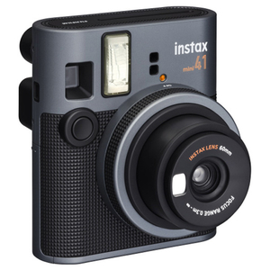 富士フイルム アナログインスタントカメラ チェキ instax mini 41 ブラック×ダークシルバー INSMINI41-イメージ4