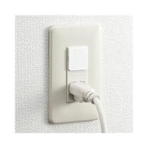サンワサプライ コンセント安全キャップ（3P用・100個入） ホワイト TAP-CAP3P100-イメージ3