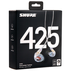 SHURE 高遮音性イヤホン SEイヤホンシリーズ クリアー SE425-CL-A-イメージ5