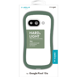 MSソリューションズ Google Pixel 10a用 耐衝撃ハイブリッドケース 「ViAMO fly」 グリーン LN-26SP1VMFGR-イメージ1