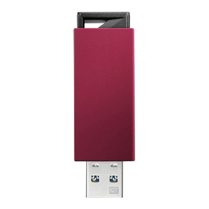 I・Oデータ USB 3．1 Gen 1(USB 3．0)/2．0対応 USBメモリー(128GB) レッド U3-PSH128G/R-イメージ1